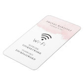 Magnet Flexible Signe Wi-Fi couleur rose pâle (Côté Gauche)