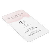 Magnet Flexible Signe Wi-Fi couleur rose pâle (Côté Droit)