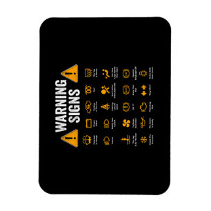 Magnet Flexible Signes d'avertissement de conduite amusant 101 Aut