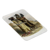 Magnet Flexible Sih-Chida et Mahchsi-Karehde, Indiens mandans, pla (Côté Droit)