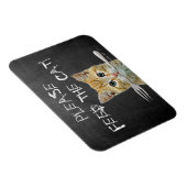 Magnet Flexible S'Il Vous Plaît Alimenter Le Chat Funny Chat (Côté Droit)