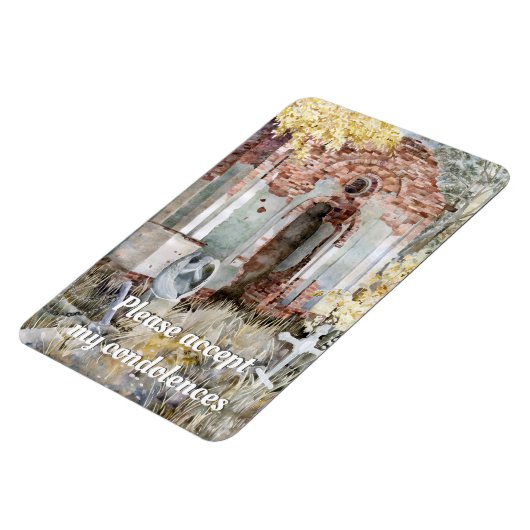 Magnet Flexible Silence éternel dans le cimetière (Côté Gauche)