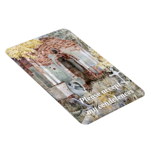 Magnet Flexible Silence éternel dans le cimetière (Côté Droit)