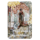 Magnet Flexible Silence éternel dans le cimetière (Vertical)