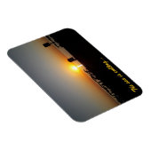 Magnet Flexible Silhouette de coucher de soleil d'été côtier (Côté Droit)