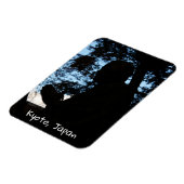 Magnet Flexible Silhouette de la statue du temple de Chion, Kyoto, (Côté Gauche)