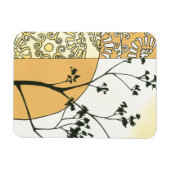 Magnet Flexible Silhouette de l'arbre écarse par Megan Meagher (Horizontal)