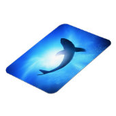 Magnet Flexible Silhouette de requin de l'océan profond (Côté Gauche)