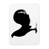 Magnet Flexible Silhouette du coq Gamecock (Vertical)