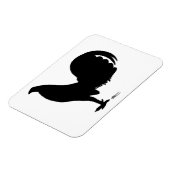 Magnet Flexible Silhouette du coq Gamecock (Côté Gauche)