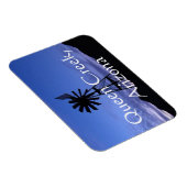 Magnet Flexible Silhouette d'un moulin à vent, Queen Creek Arizona (Côté Droit)