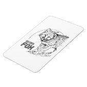 MAGNET FLEXIBLE SILVER FOX VINTAGE (Côté Gauche)