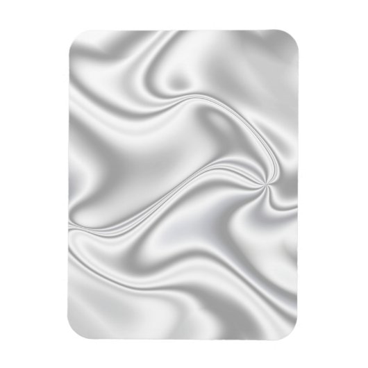 Magnet Flexible Silver Satin (Vertical)