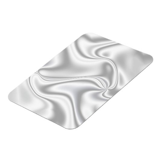 Magnet Flexible Silver Satin (Côté Gauche)