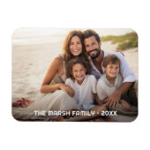 Magnet Flexible Simple 1 Photo Couverture Complète - Superposition (Horizontal)