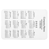 Magnet Flexible Simple 2022 Calendrier Nom de l'entreprise Informa (Horizontal)