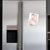 Magnet Flexible Simple 5 lignes Calendrier Photo Enregistrer le Ma