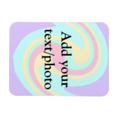 Magnet Flexible Simple acrylique pour marbre ajouter votre nom de (Horizontal)