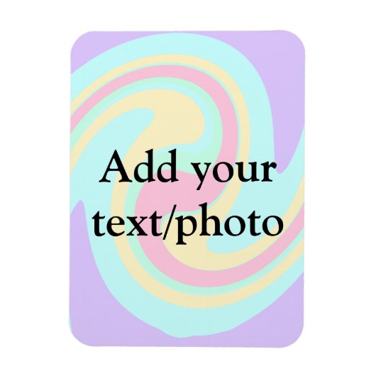 Magnet Flexible Simple acrylique pour marbre ajouter votre nom de (Vertical)