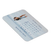 Magnet Flexible Simple Calendrier photo mariage Enregistrer la dat (Côté Droit)