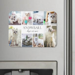 Magnet Flexible Simple Cat Pet Photo Collage<br><div class="desc">Personalized "Best Cat Ever" Large Photo Magnet. This simple and elegant photo magnet is a sweet way to showcase cherished memories of your beloved cat. The design features space for a favorite photo, with room for their name on the first line and "Best Cat Ever" on the second line in...</div>