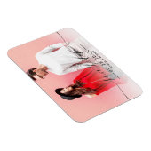 Magnet Flexible Simple Chic Script Mariage Enregistrer La Date Pho (Côté Droit)