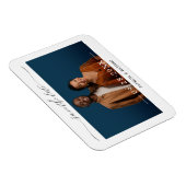 Magnet Flexible Simple Chic Script Wedding Enregistrer La Date Pho (Côté Droit)