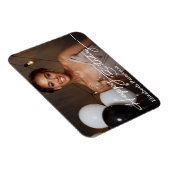 Magnet Flexible Simple Classique Joyeux Anniversaire Photo (Côté Droit)