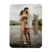 Magnet Flexible Simple Élégant Moderne Photo Enregistrer la Date d (Vertical)