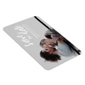 Magnet Flexible Simple Enregistrer la date Photo Mariage Website (Côté Droit)