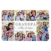 Magnet Flexible Simple Grandpa Photo Collage (Horizontal)