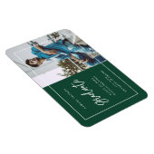 Magnet Flexible Simple Handwritten Script Graduation Announcement (Côté Droit)