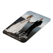 Magnet Flexible Simple minimaliste Merci photo Mariage (Côté Gauche)
