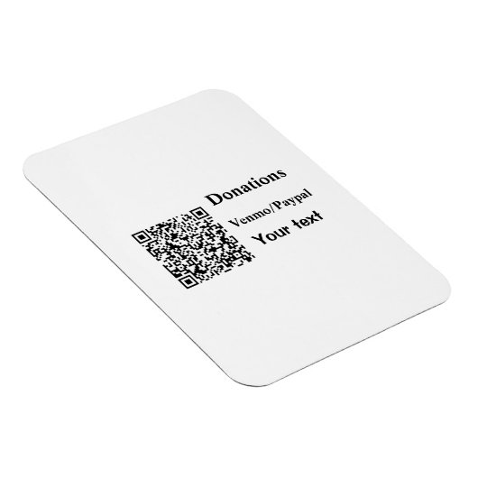 Magnet Flexible Simple minimum ajouter des dons de code-barres ven (Côté Droit)