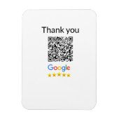 Magnet Flexible Simple minimum q r code ajouter logo code d'analys (Vertical)