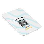 Magnet Flexible Simple minimum q r code ajouter logo code d'analys (Côté Droit)