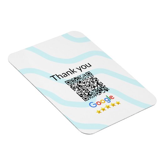 Magnet Flexible Simple minimum q r code ajouter logo code d'analys (Côté Droit)