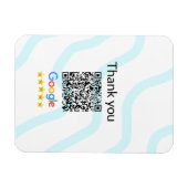 Magnet Flexible Simple minimum q r code ajouter logo code d'analys (Horizontal)
