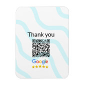 Magnet Flexible Simple minimum q r code ajouter logo code d'analys (Vertical)
