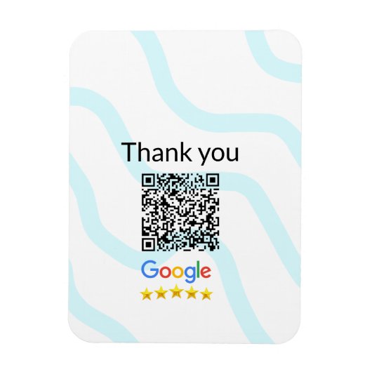 Magnet Flexible Simple minimum q r code ajouter logo code d'analys (Vertical)