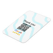 Magnet Flexible Simple minimum q r code ajouter logo code d'analys (Côté Gauche)