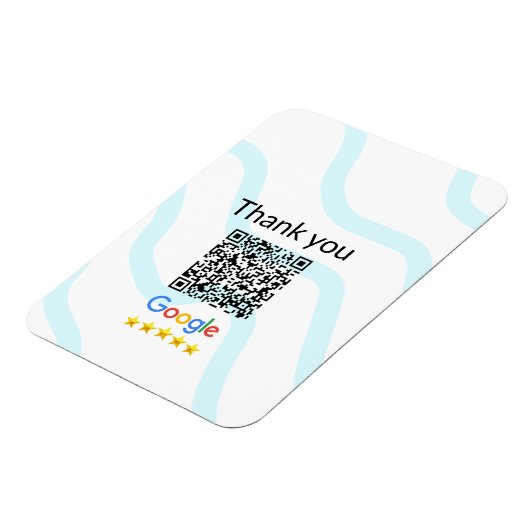 Magnet Flexible Simple minimum q r code ajouter logo code d'analys (Côté Gauche)