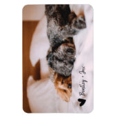 Magnet Flexible Simple moderne photo pleine chien animal de compag (Vertical)