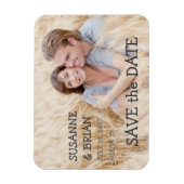 MAGNET FLEXIBLE SIMPLE PHOTO ENREGISTRER LA DATE | PAYS (Vertical)