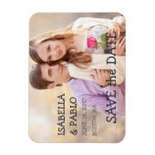 MAGNET FLEXIBLE SIMPLE PHOTO ENREGISTRER LA DATE | VINTAGE (Vertical)