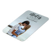 Magnet Flexible Simple Script Rencontrons-nous dans la photo de sa (Côté Gauche)