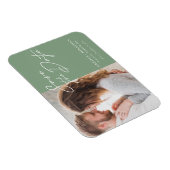 Magnet Flexible Simple typographie moderne Photo Save The Date (Côté Droit)