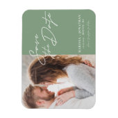 Magnet Flexible Simple typographie moderne Photo Save The Date (Vertical)