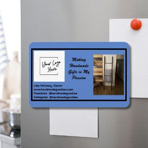 Magnet Flexible Simple votre photo personnalisée Carte de visite d