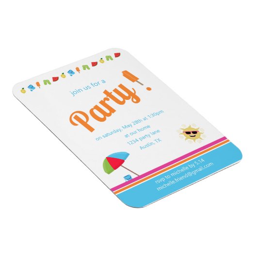 Magnet Flexible Simplement été (Côté Droit)